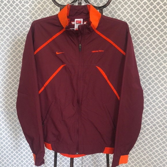 Nike Jackets & Blazers - Nike Fit Virginia Tech zip up windbreaker